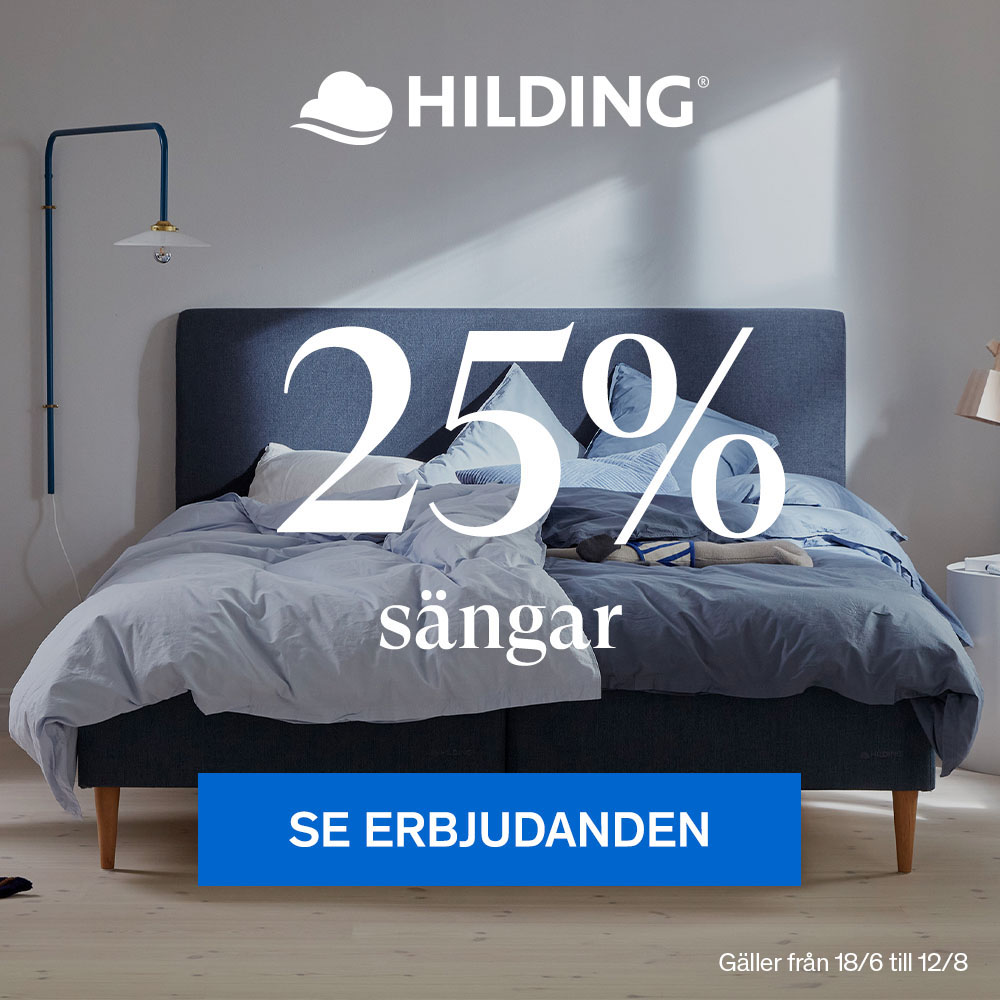-25% Hilding Sängar